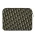 Christian Dior Ltd Ed Oblique Zipped Clutch, back view
